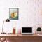 Stupell Industries Golden Apple Painting Wall Art in Black Frame